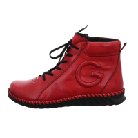 Gemini women lace-up boot red
